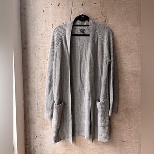 Roots Light Gray Women's Cardigan